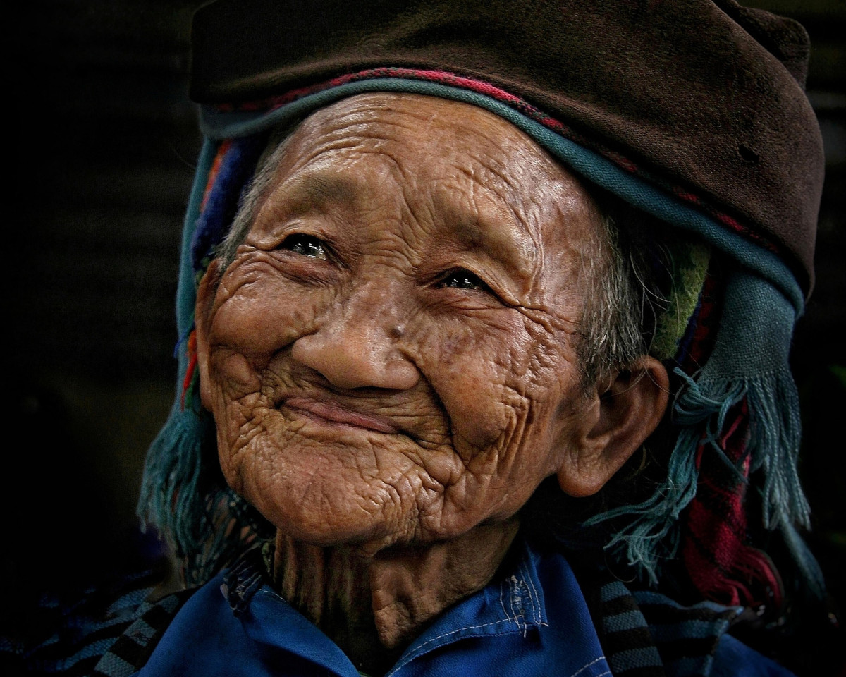 En lokal Hmong-kvinne fra nordlige Vietnam