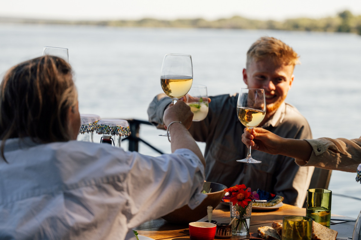 God stemning på Chundukwa   |    Foto:  Marion Payr 