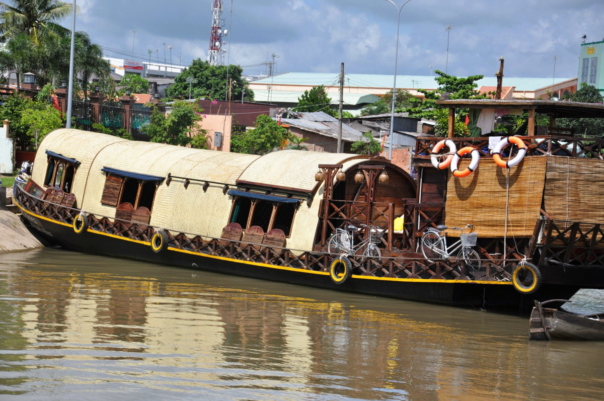 Privat husbåt på Mekong   |    Foto:  Mango Cruises 