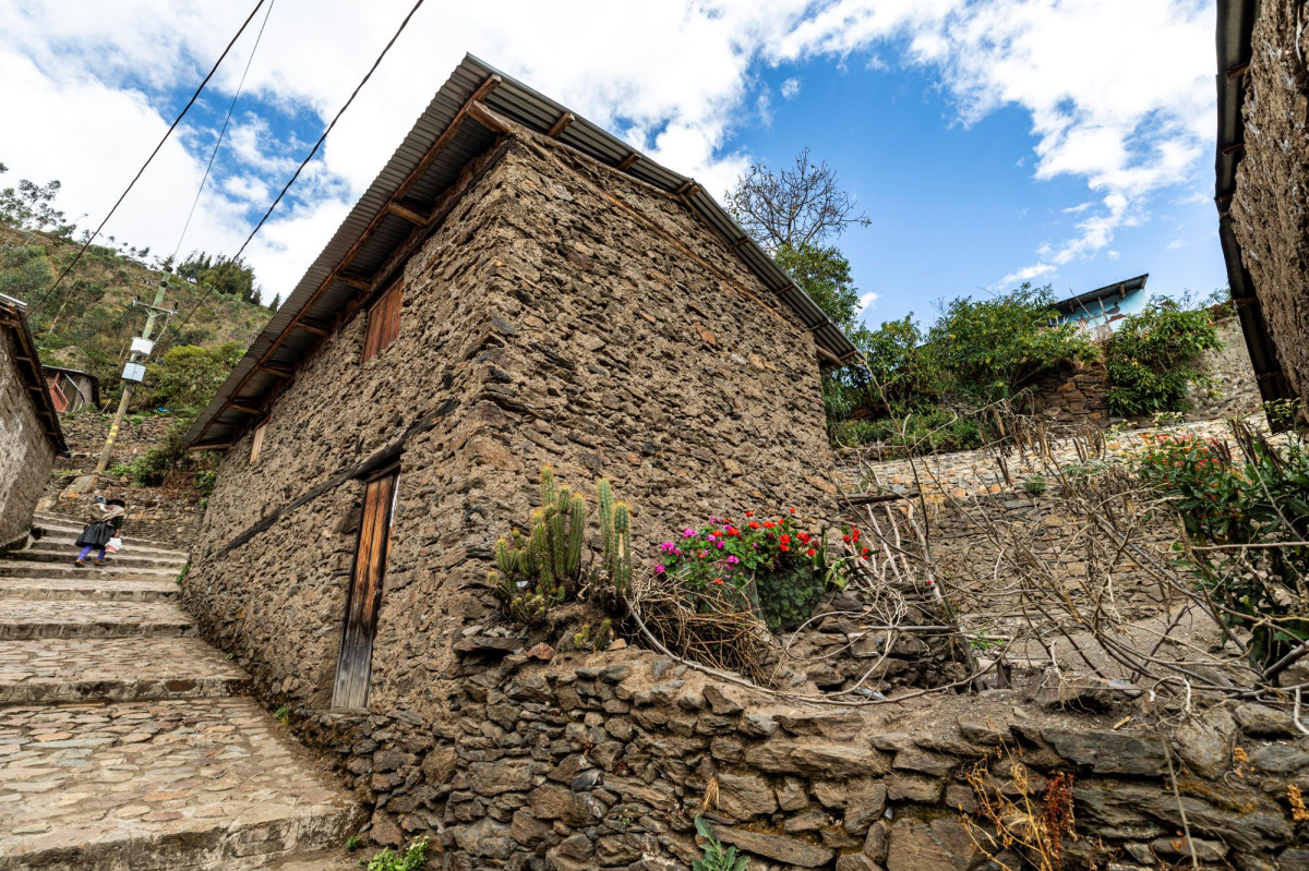 Slik ser husene ut i Choquecancha   