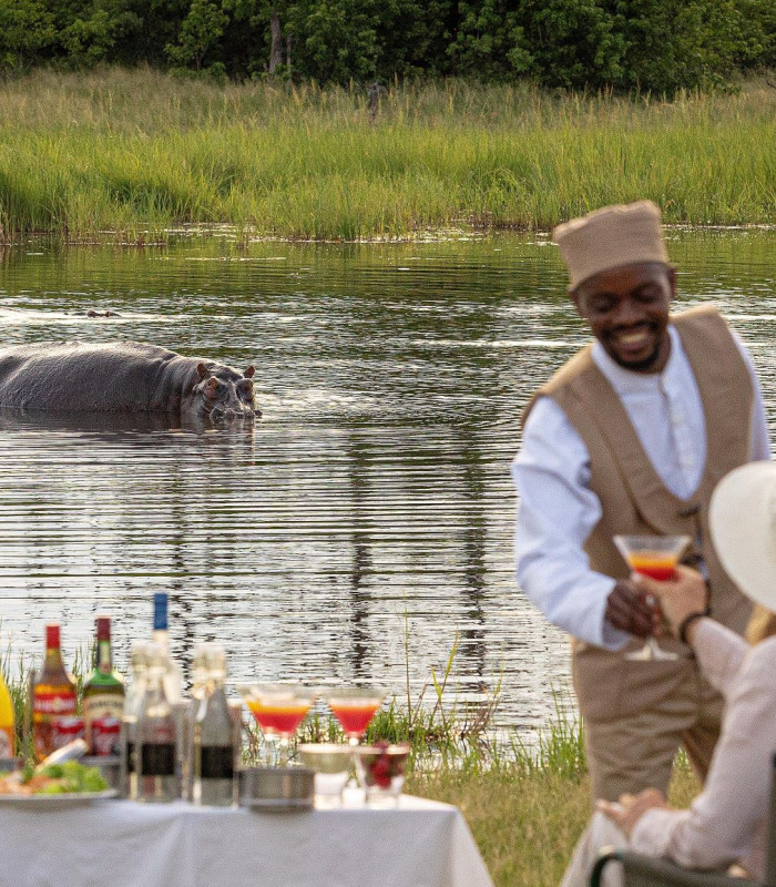 Luksus-safari i Botswana