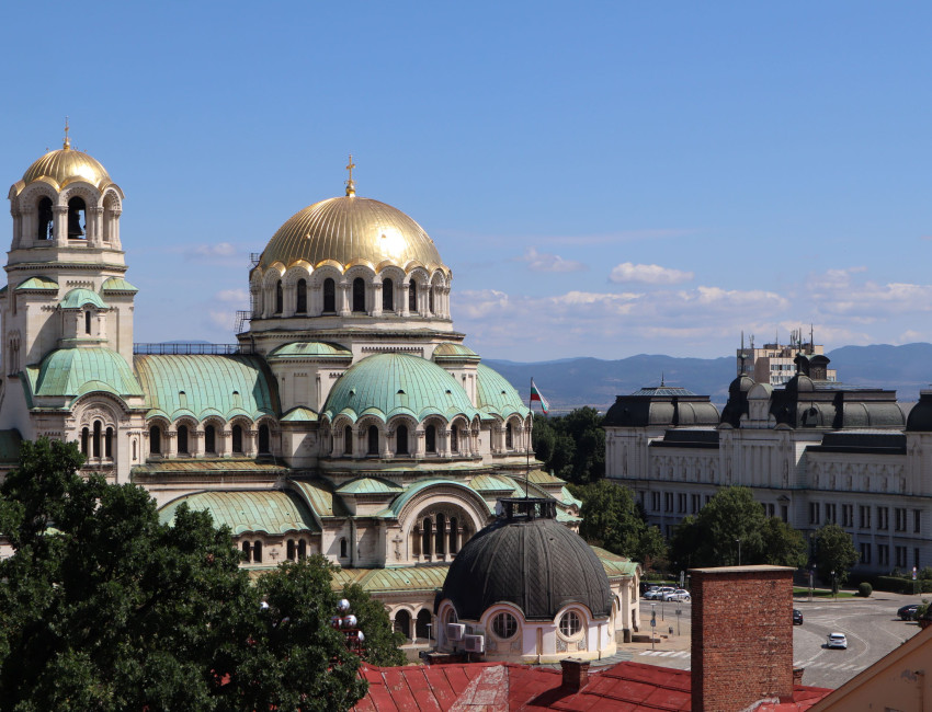 Den storslåtte Alexander Nevski-katedralen i Sofia - Bulgaria