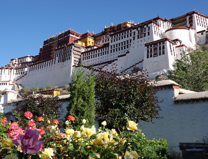 Potala-palasset i Lhasa - Tibet