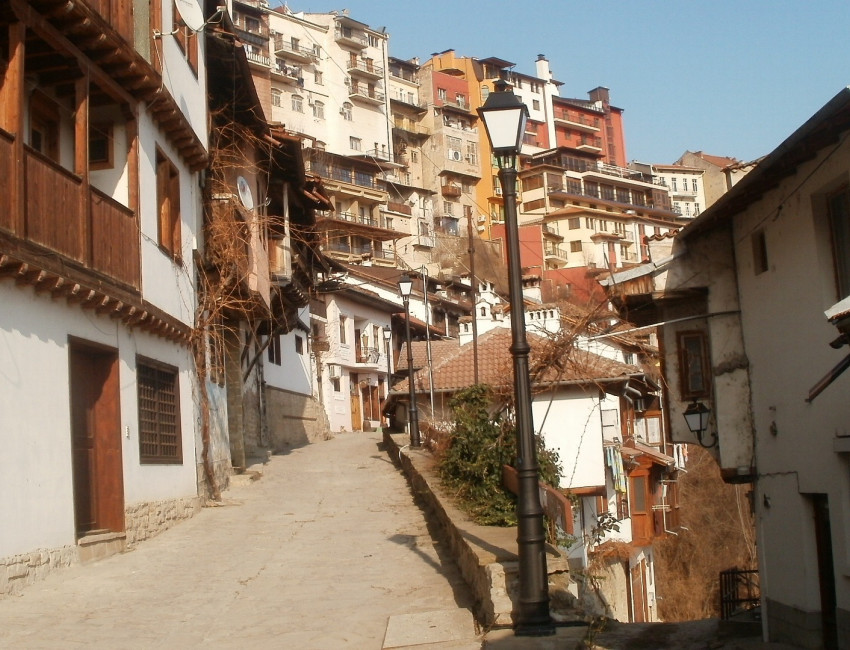 Veliko Tarnovo - den gamle hovedstaden i Bulgaria