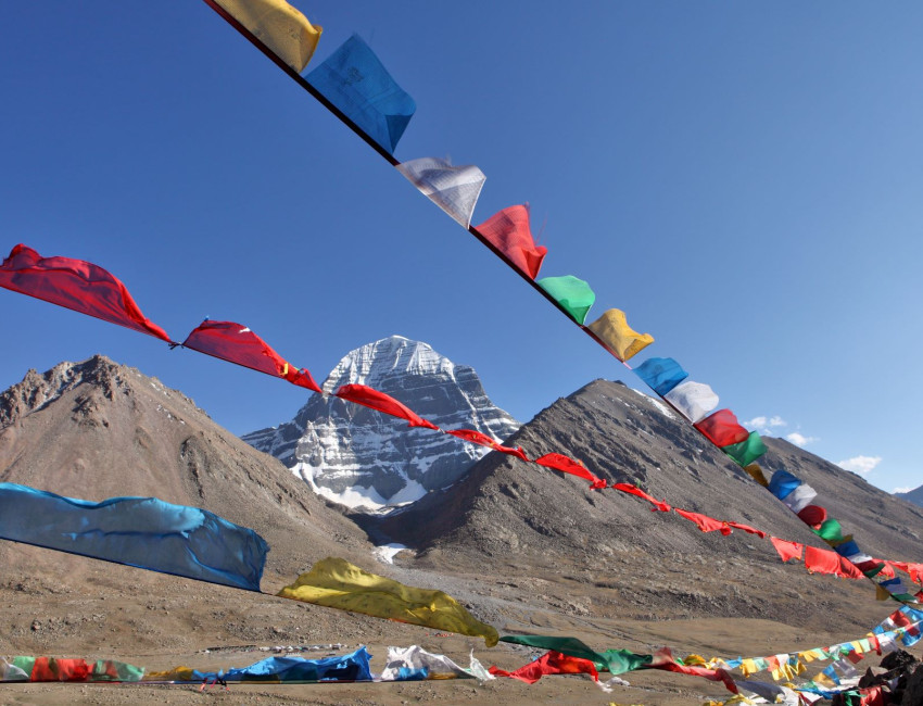 Mount Kailash, et av verdens helligste fjell - Tibet