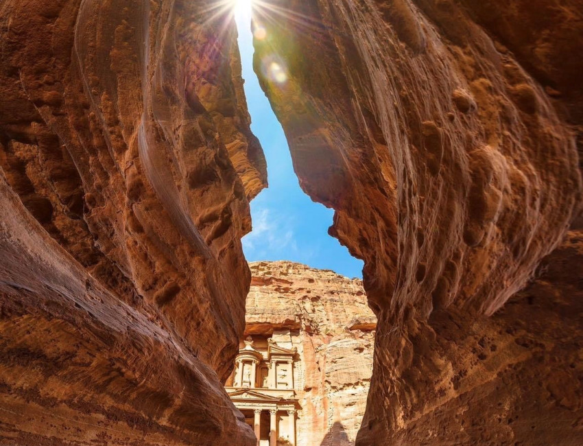 Petra - et av verdens syv underverker - Jordan