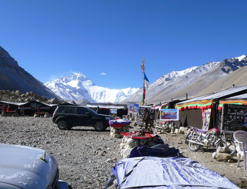 Base Camp Mount Everest - tibetansk side