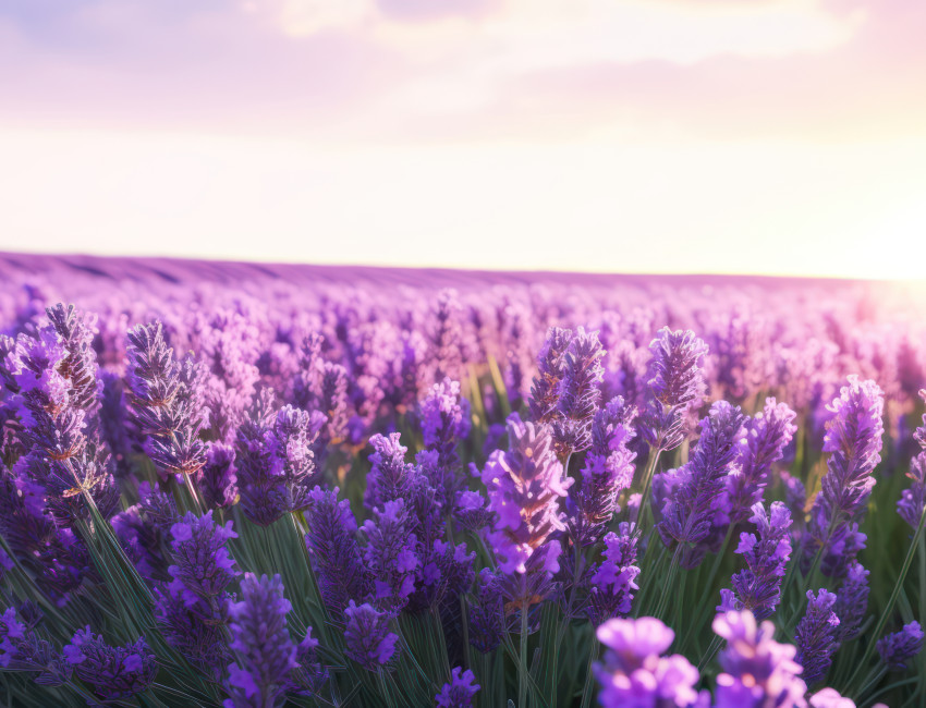 Lavendel så langt øyet kan se - Bulgaria