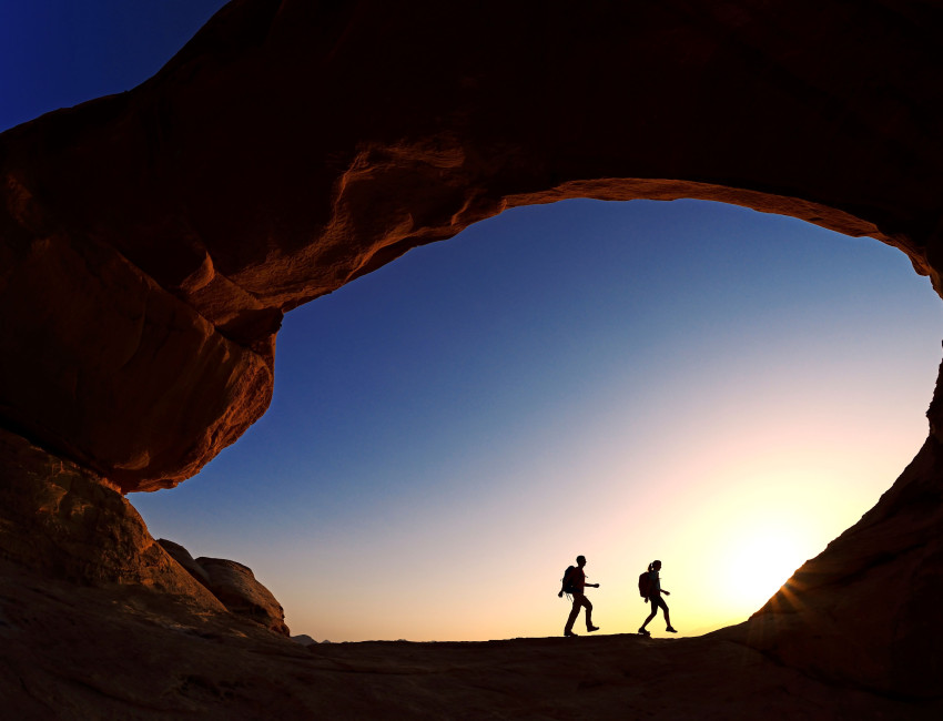 Vandring i Wadi Rum - Jordan