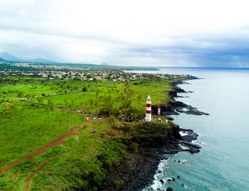 Albion på Riviere Noire på vestkysten av Mauritius