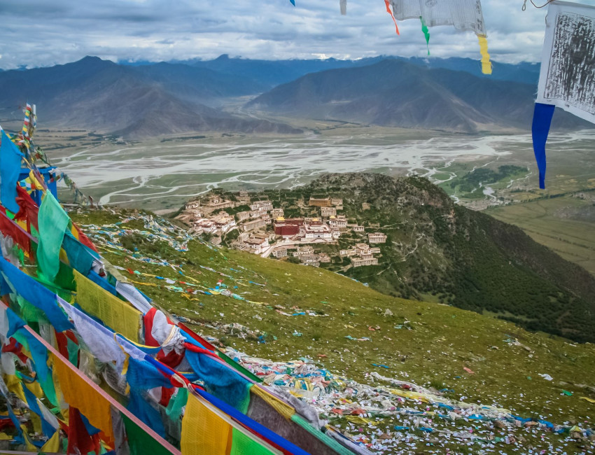 Gyantse-klosteret Tibet