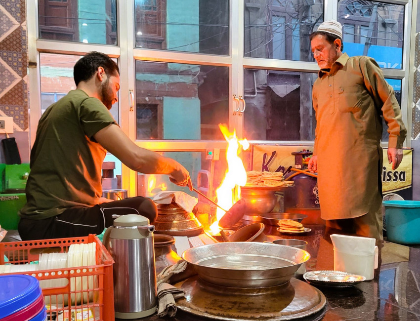 Frokost i Srinagar