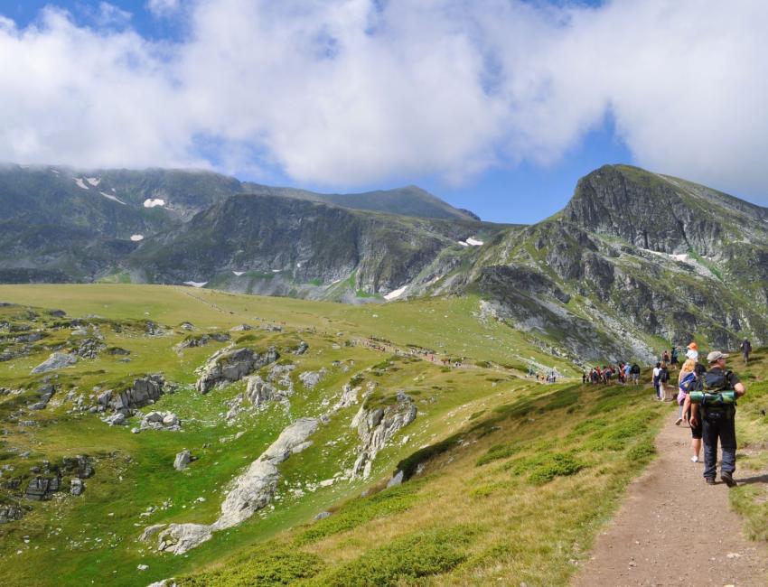Ut på tur i Rila-fjellene - Bulagaria