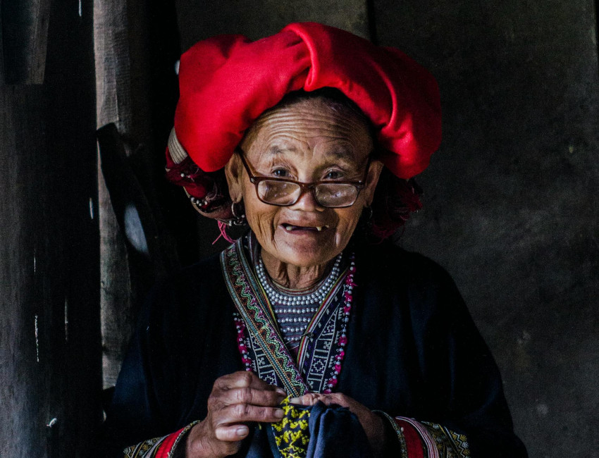 Kvinne fra Dao-folket i Ha Giang