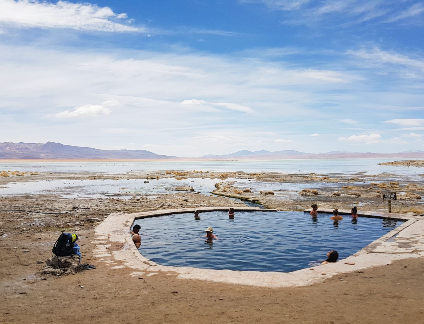 Eduardo Avaroa - Poleques hot springs